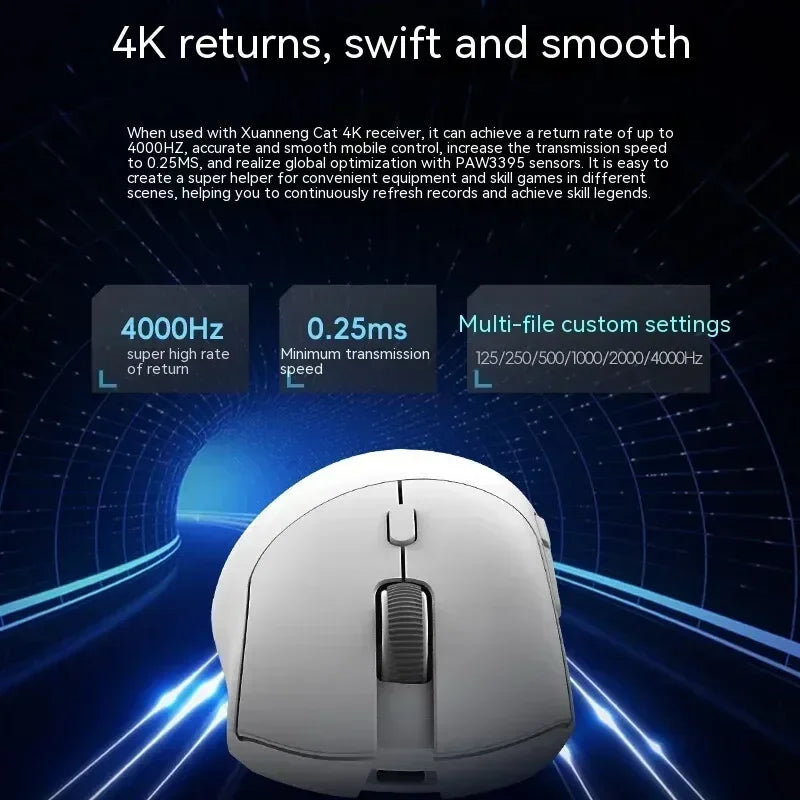 Metaphyuni Metapanda P1 Wireless Mouse P1 Pro Max Paw3395L ow Latency Lightweight E-Sports Gaming Mouse Ergonomics Pc Gamer Gift