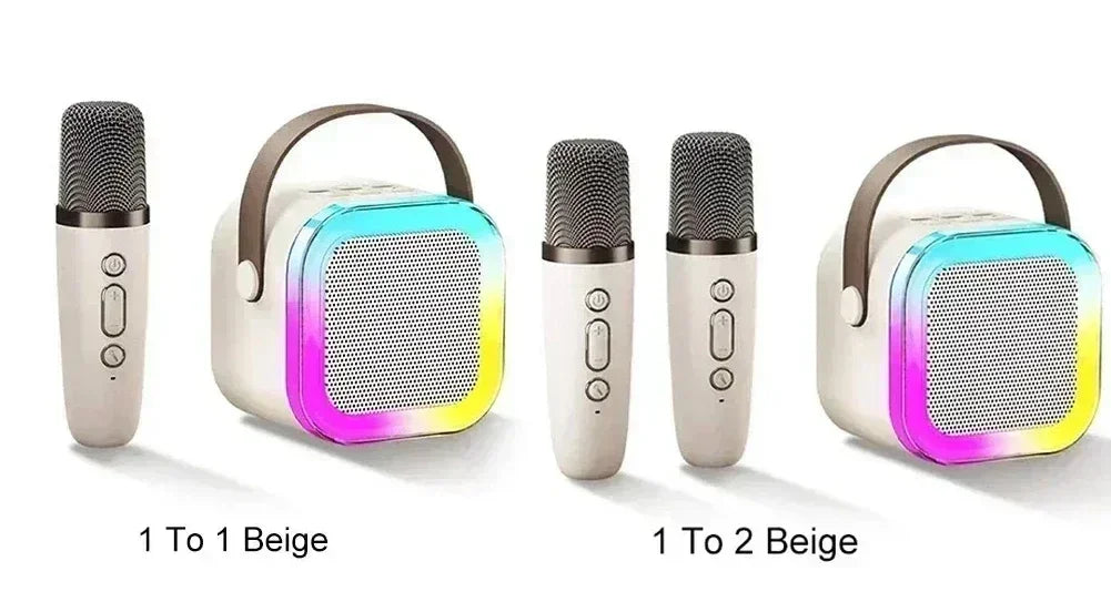 NEW Hot K12 Bluetooth Speaker Portable Home Cute Karaoke Mini Wireless Audio with Microphone K Song Family Singing Machine
