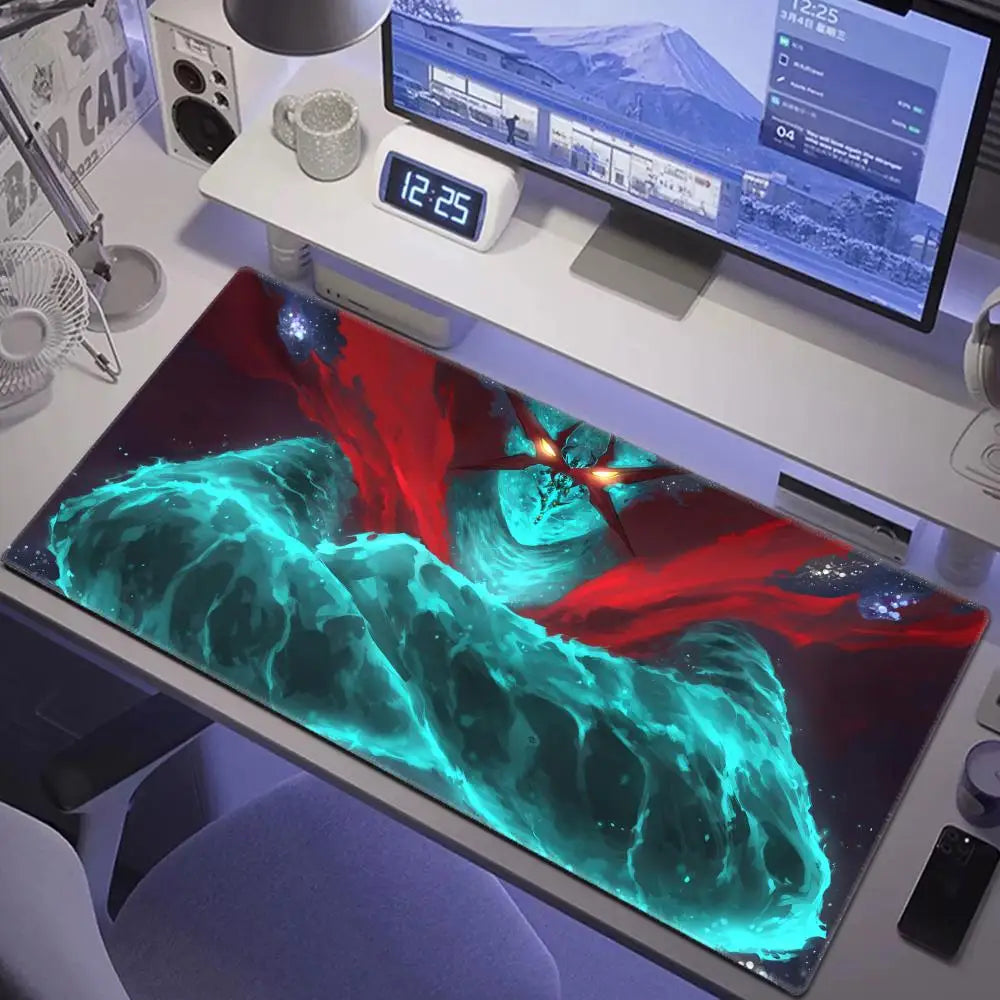 Anime Gurren Lagann Mousepad Large Gaming Mouse Pad LockEdge Thickened Computer Keyboard Table Desk Mat