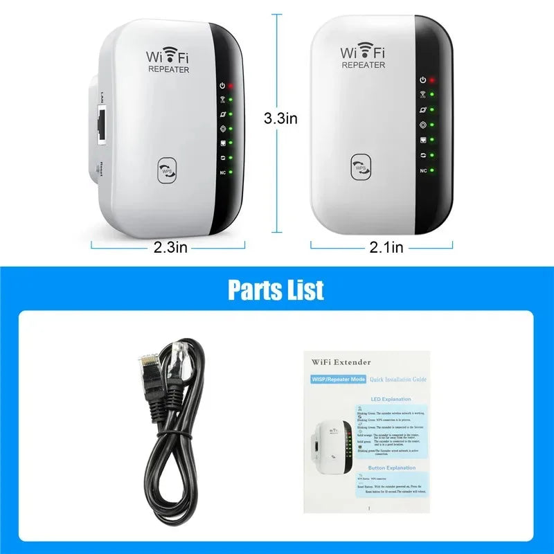 300Mbps WIFI Repeater Remote Wi-Fi Amplifier 802.11N WiFi Signal Booster Network Amplifier For Home/Office Wireless Repeater