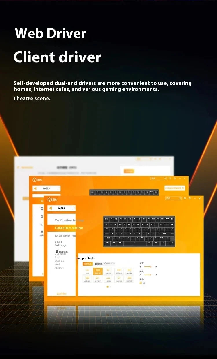 IROK MG75 PRO MG75 Max Magnetic Gaming Mechanical Keyboard RT0.001mm 8K 0.125ms Delay Aluminium RGB Hot Swap Wired Game Keyboard