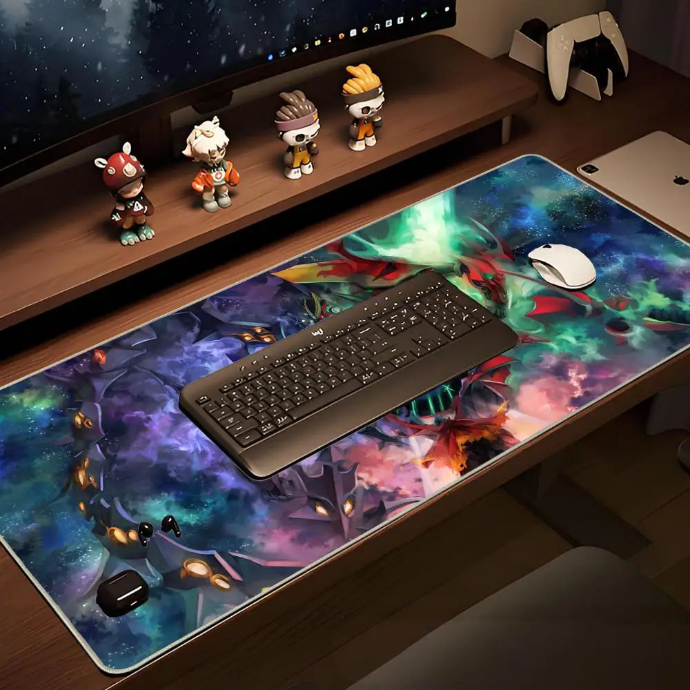 Gurren Lagann Mouse Pad Pc Gamer Cabinet Keyboard Tengen Toppa Mat Computer Anime Deskmat Gaming Accessories Table Mousepad XXL