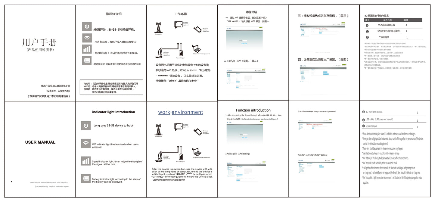 4G Lte Router Wireless Wifi 2100mAh Mobile Hotspot with SIM Card Slot Hotspot Pocket WIFI 150mbps For Outdoor Home Office Travel