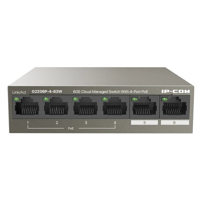 Full Gigabit PoE Managed Switch 6 10 Port Management 1000Mbps POE+Uplinks Network PoE Switch 802.3 af/at for AP/IP Camera//CCTV