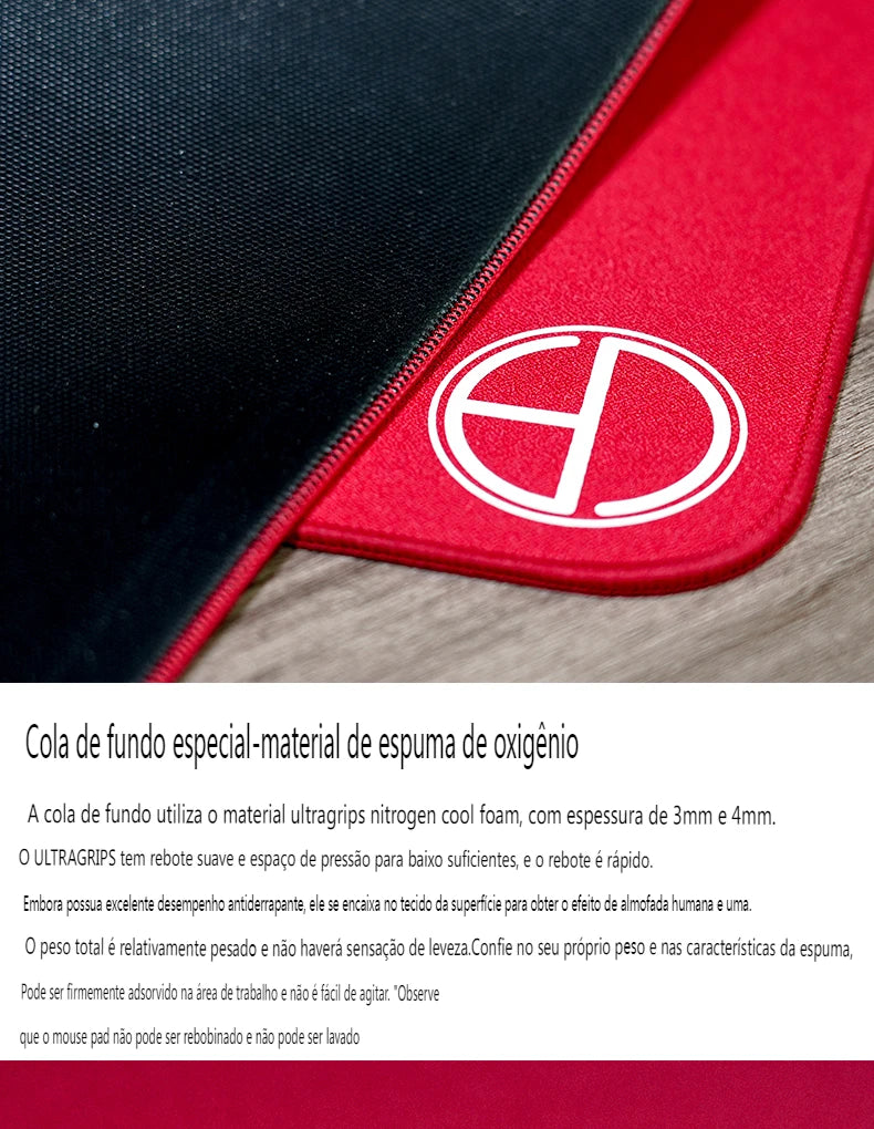 1 Piece Meow Gaming Gear MGG Ultraerialace Ultraaceaim UA Esports Game Mouse Pad Rough Textured Red Large Size Mouse Mat