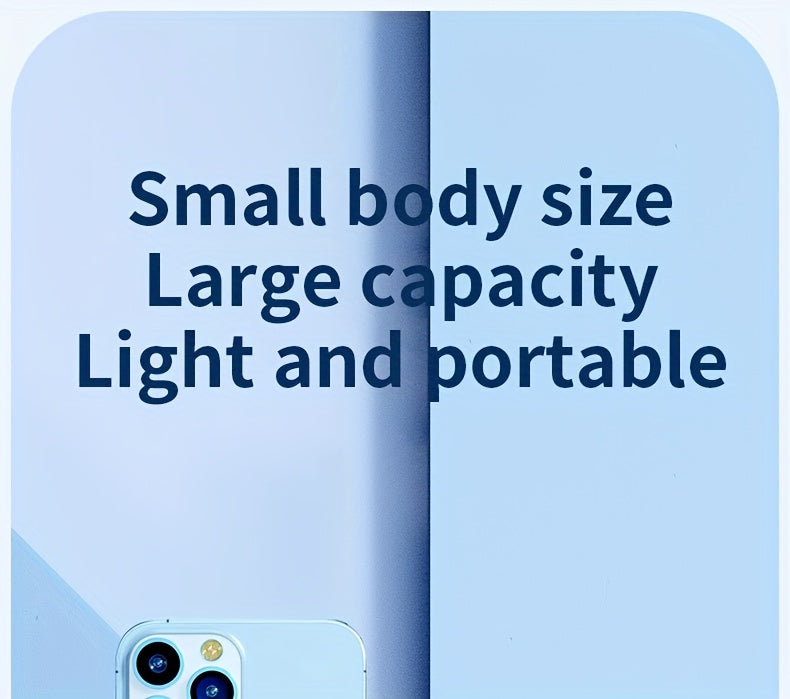 50000mAh Portable Large-capacity Power Bank, Suitable For Charging Mobile Phones/Android Electronics And Other Equipment, Power Distribution LED Display/flashlight, Outdoor Travel Removable Emergency Power Supply Device, Spar