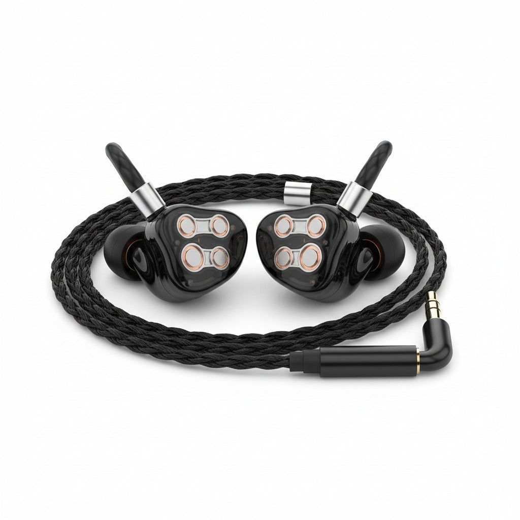 KZ EDX Pro In Ear Monitor Headphones Wired IEM Earphones Dual DD HiFi Stereo Sound Earphones Noise Cancelling Earbuds