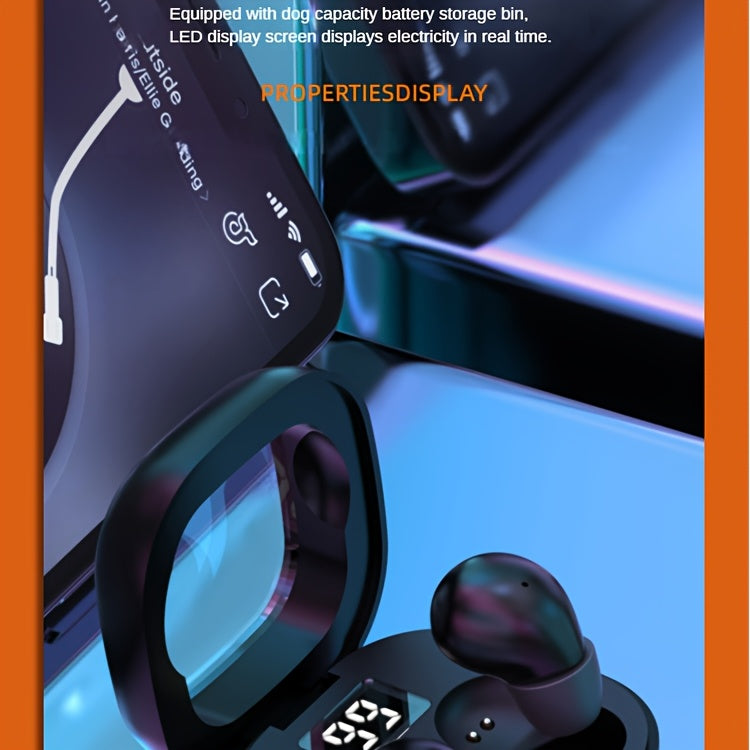 Mini Headphones 5.3 True Wireless In-Ear Earphones, Noise Cancelling,Invisible,HiFi Sound Quality, Sport,sport,sleep, In-Class Invisible Wear