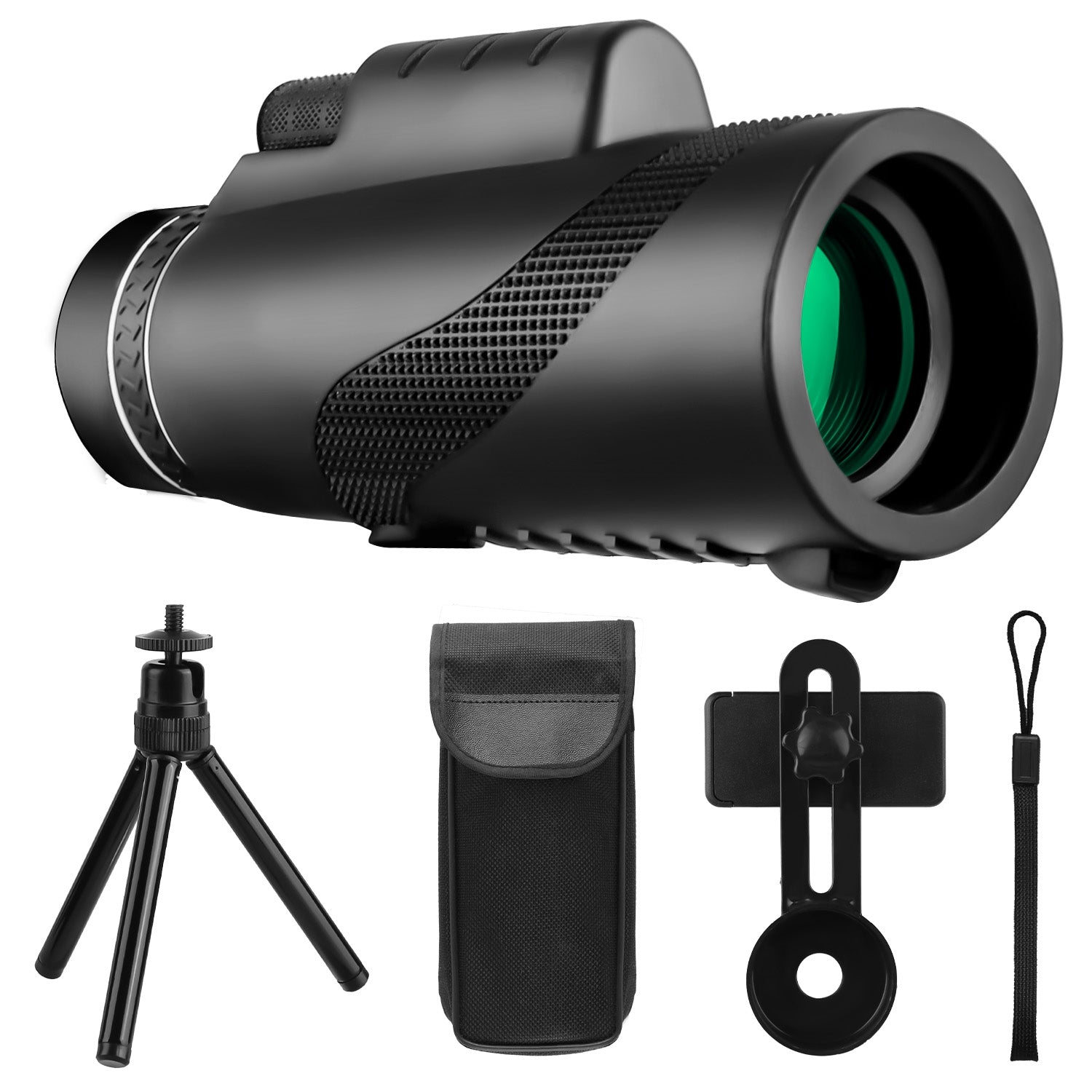 80x100 HD Monocular Telescope - BAK-4 Prism - HAMZAKHANSTORE