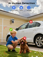 10MP 5K Dual Lens Dual Screens Wifi Security Camera 5X Digital Zoom Video Surveillance Night Vision Human Detection O-KAM PRO - HAMZAKHANSTORE