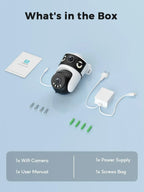 10MP 5K Dual Lens Dual Screens Wifi Security Camera 5X Digital Zoom Video Surveillance Night Vision Human Detection O-KAM PRO - HAMZAKHANSTORE