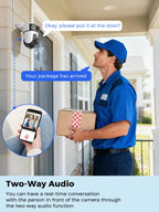 10MP 5K Dual Lens Dual Screens Wifi Security Camera 5X Digital Zoom Video Surveillance Night Vision Human Detection O-KAM PRO - HAMZAKHANSTORE