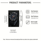 5 pieces of men's quartz watch set, perfect as a Christmas gift - HAMZAKHANSTORE