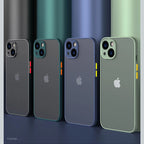 New Armor Bumper Shockproof Phone Case For iPhone 15 11 12 13 Mini 14 Pro XR X Xs Max 7 8 Plus SE 2020 Silicone Hard Cover Capa.