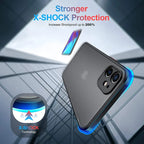New Armor Bumper Shockproof Phone Case For iPhone 15 11 12 13 Mini 14 Pro XR X Xs Max 7 8 Plus SE 2020 Silicone Hard Cover Capa.