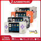 ANBERNIC RG28XX Mini Handheld Game Console 2.83" 640*480 IPS Screen Linux System Supports E-book TV-HDMI-Output 64GB 5000+ Games - HAMZAKHANSTORE