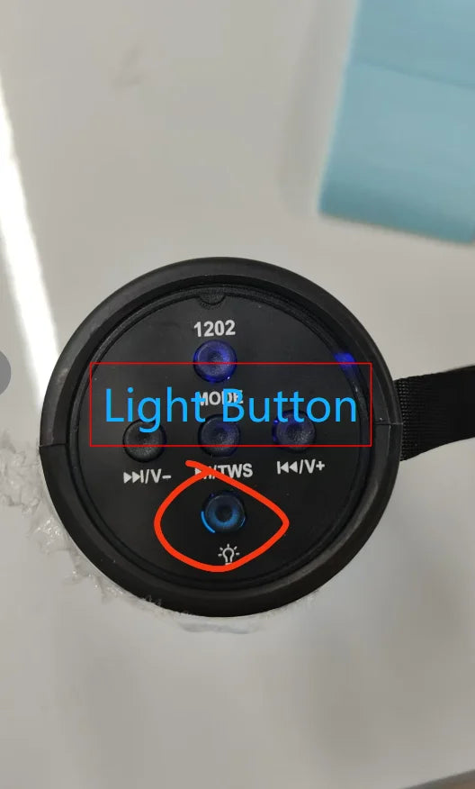 1202 Wireless Bluetooth Speaker Dual Stereo Outdoor with TF/USB Playback FM Radio Voice Broadcast Portable Subwoofer - HAMZAKHANSTORE