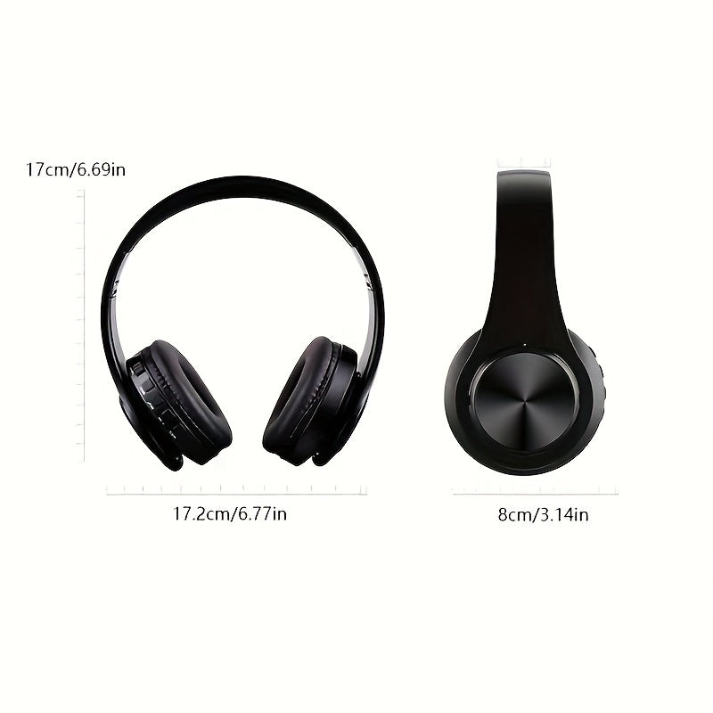 39 Luminous Wireless Headphones with Plug-in, Wired and Wireless Multifunctional Use.