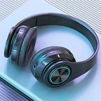 39 Luminous Wireless Headphones with Plug-in, Wired and Wireless Multifunctional Use.