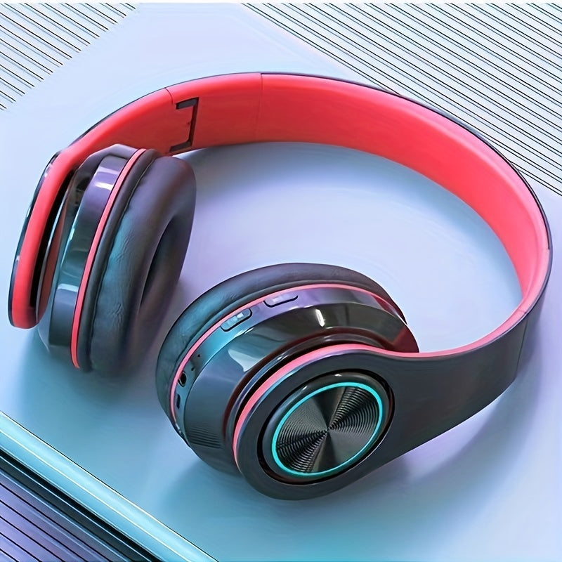 39 Luminous Wireless Headphones with Plug-in, Wired and Wireless Multifunctional Use.