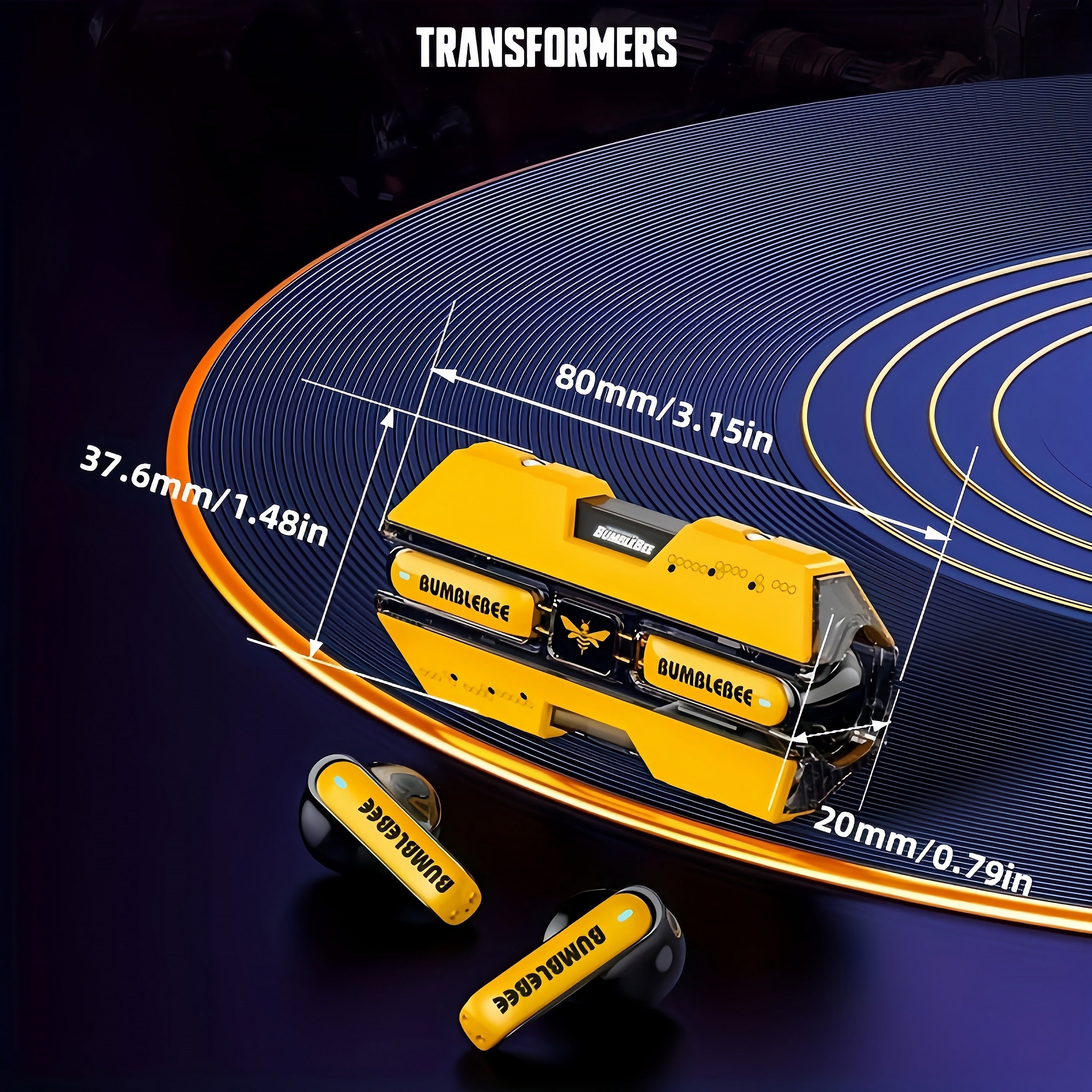 Transformers TF-T01 Wireless In-Ear Earphones Bluetooth headphones Noise Cancelling Headphones.