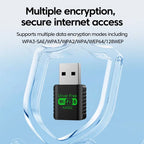 900Mbps USB WiFi Bluetooth 5.4 Adapter 2in1 Dongle Dual Band 2.4G 5GHz USB WiFi 6 Network Wireless Wlan Receiver DRIVER FREE - HAMZAKHANSTORE