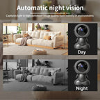 8MP Wifi Security Camera Indoor HD Baby Monitor Smart Home Surveillance Robot PTZ Camera Auto Tracking Night Vision Pet Monitor - HAMZAKHANSTORE
