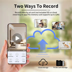 8MP Wifi Security Camera Indoor HD Baby Monitor Smart Home Surveillance Robot PTZ Camera Auto Tracking Night Vision Pet Monitor - HAMZAKHANSTORE