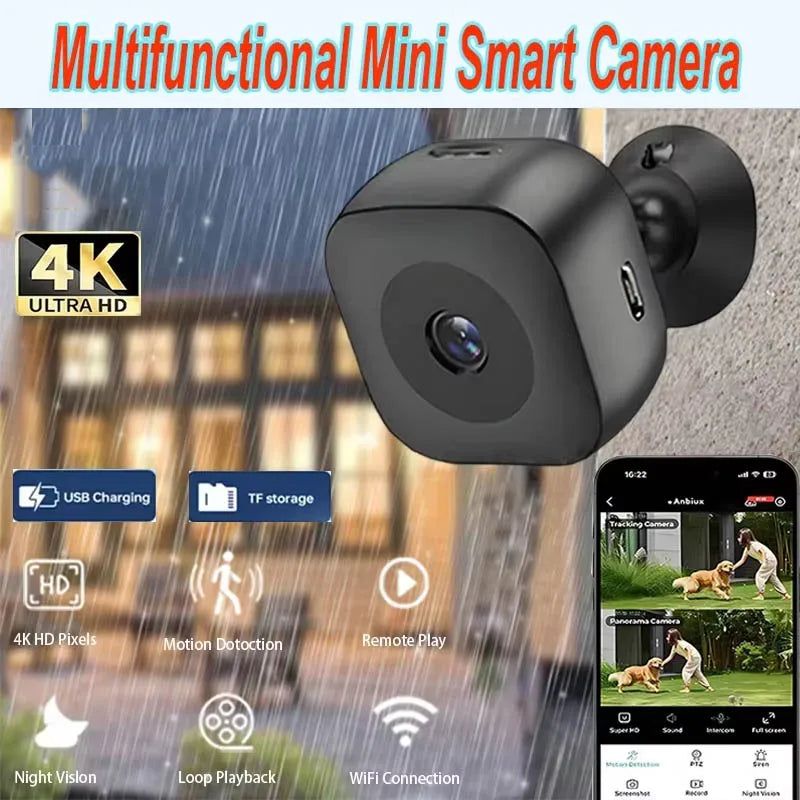 Mini Smart Camera WiFi IP/AP Remote Monitoring Portable Mobile Detection Camcorder Smart Home Baby Security Camera 2025 - HAMZAKHANSTORE