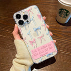 Compatible With Bow-shaped English Phone Cases - HAMZAKHANSTORE