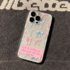 Compatible With Bow-shaped English Phone Cases - HAMZAKHANSTORE