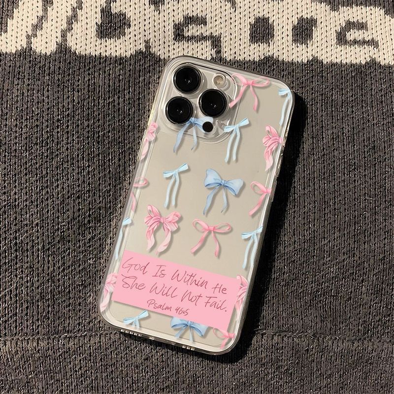 Compatible With Bow-shaped English Phone Cases - HAMZAKHANSTORE