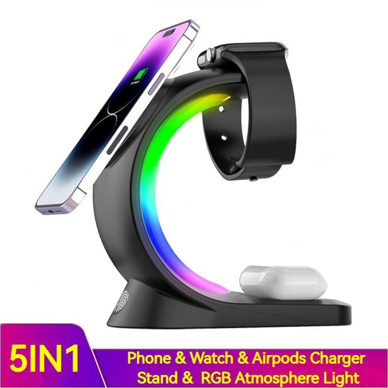 4-in-1 Magnetic Wireless Charger Station.