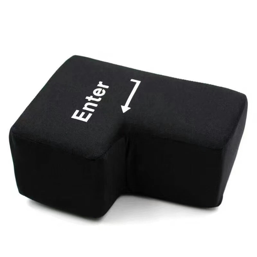 Anti-Stress Computer Huge Enter Key Big USB Keyboard Vent Button Pillow Desktop Stress Reliever Cushion USB Big Enter Key - HAMZAKHANSTORE