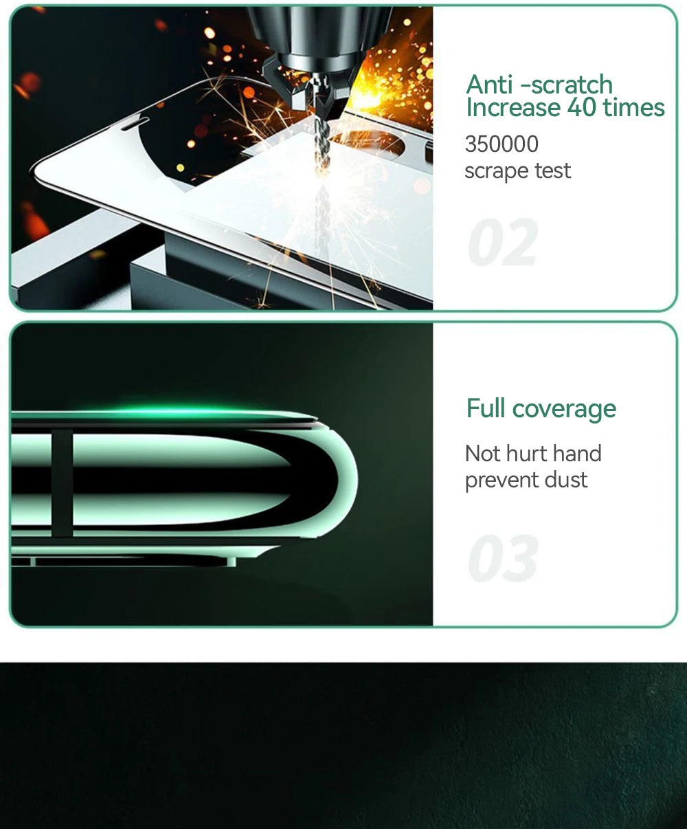 Joyroom 1/2/3pcs HD Glass Screen Protector for iPhone 16 15 14 13 12 11 Pro Max Full Screen Tempered Glass Protection for iPhone - HAMZAKHANSTORE