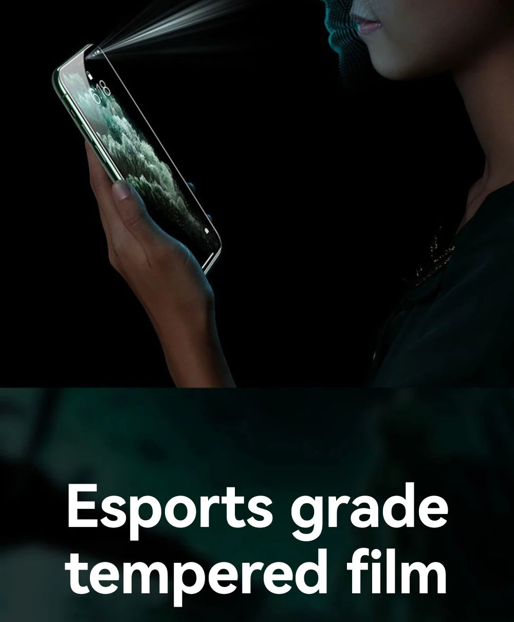 Joyroom 1/2/3pcs HD Glass Screen Protector for iPhone 16 15 14 13 12 11 Pro Max Full Screen Tempered Glass Protection for iPhone - HAMZAKHANSTORE