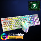 Kuiying T6RGB Luminous Keyboard And Mouse Set - HAMZAKHANSTORE