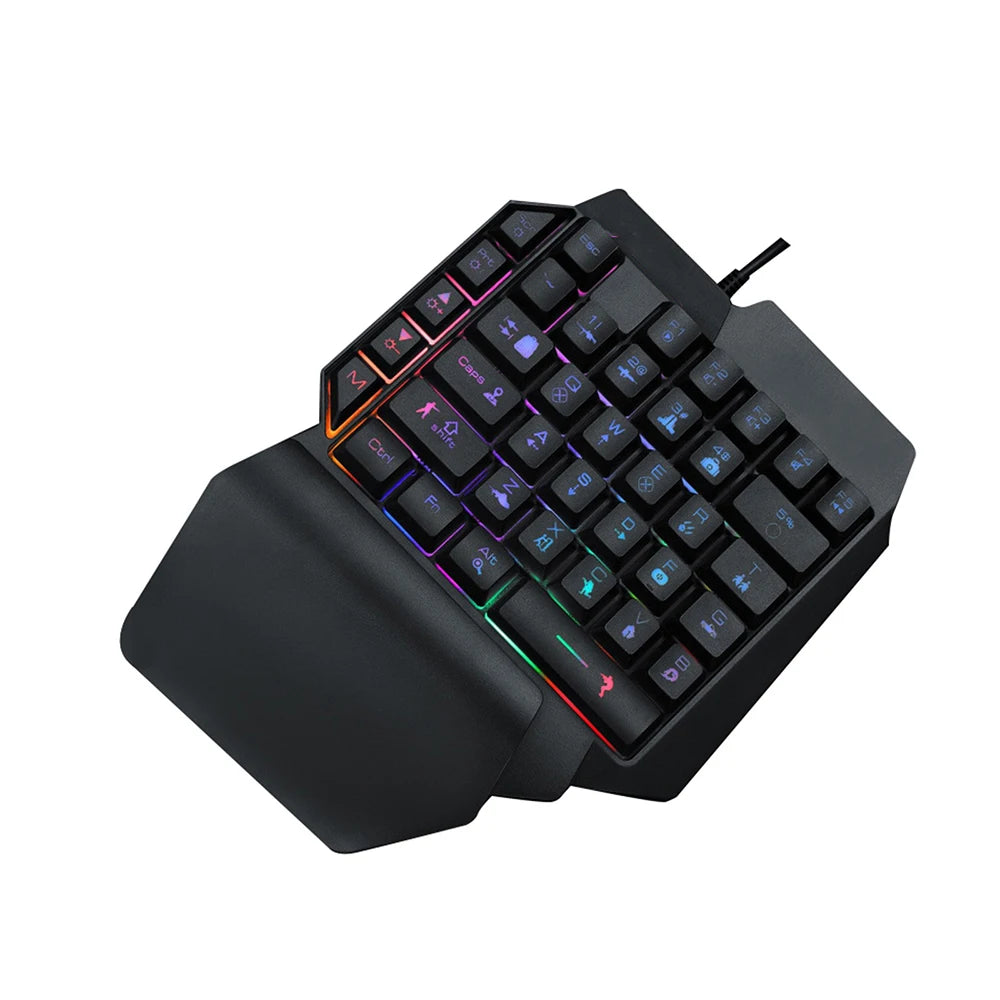 39-Key One-Hand Gaming Keypad - RGB Backlit.