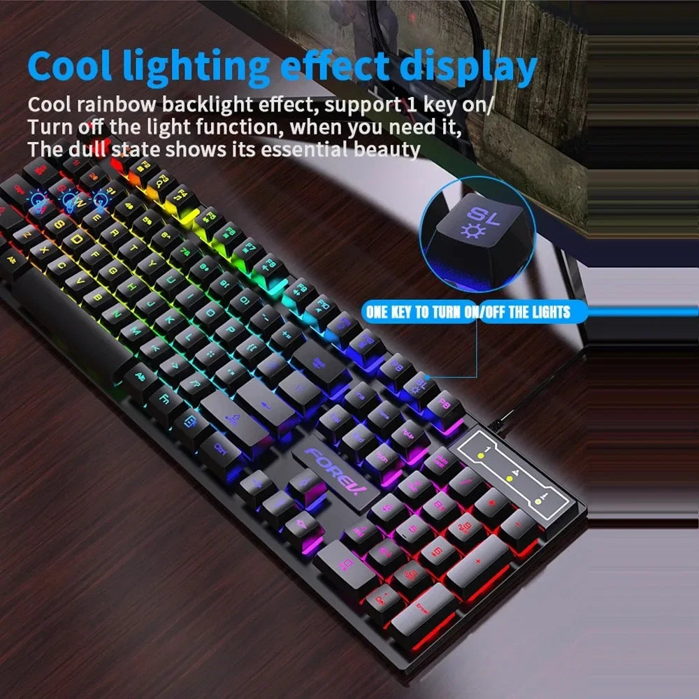 104 Key RGB Gaming Keyboard & Mouse Set.