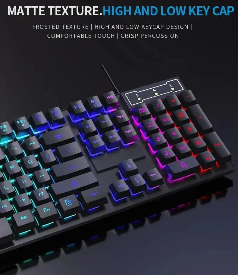 104 Key RGB Gaming Keyboard & Mouse Set.