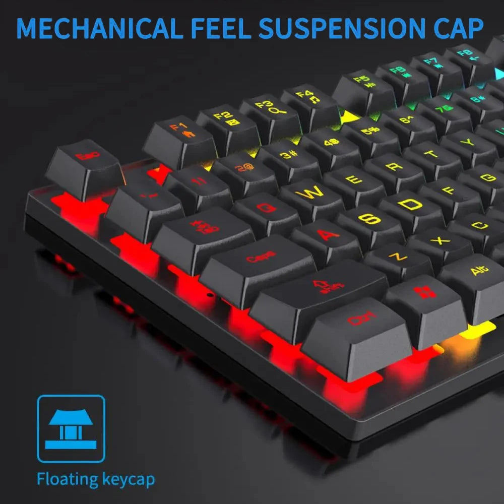 104 Key RGB Gaming Keyboard & Mouse Set.