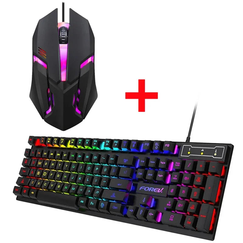 104 Key RGB Gaming Keyboard & Mouse Set.