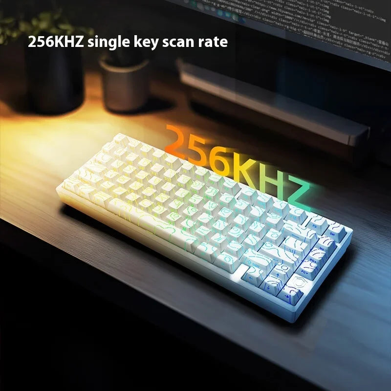 IROK MG75 PRO MG75 Max Magnetic Gaming Mechanical Keyboard RT0.001mm 8K 0.125ms Delay Aluminium RGB Hot Swap Wired Game Keyboard - HAMZAKHANSTORE