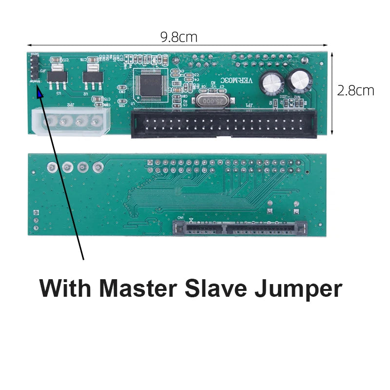 40PIN IDE To SATA Card Hard Disk Optical Drive Recorder PATA To SATA Serial To Parallel Conversion Card - HAMZAKHANSTORE