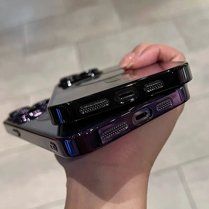 Luxury Magnetic Plating Clear Case For Magsafe Wireless Charging iPhone 11 12 13 14 15 16 17 Pro Max Air Plus Shockproof Cover - HAMZAKHANSTORE