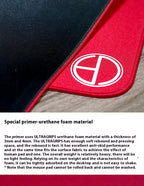 1 Piece Meow Gaming Gear MGG Ultraerialace Ultraaceaim UA Esports Game Mouse Pad Rough Textured Red Large Size Mouse Mat - HAMZAKHANSTORE