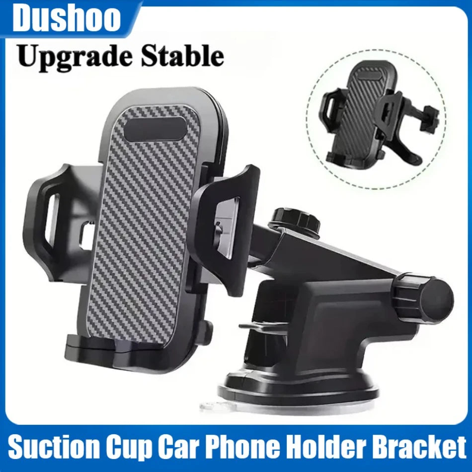 360° Windshield Car Phone Holder Car Dashboard Mobile Cell Support Bracket Universal Sucker for iPhone 16 15 14 Samsung Xiaomi - HAMZAKHANSTORE