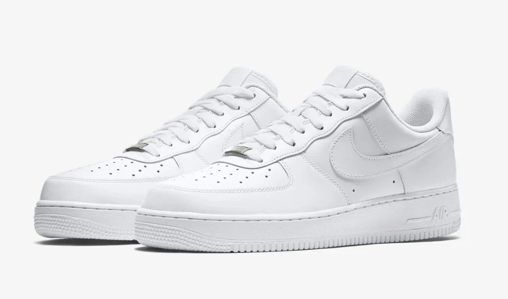 2x Pairs of Nike Airforce 1 Sneaker - White