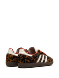 Adidas Samba Og Leopard Print With Orange Laces