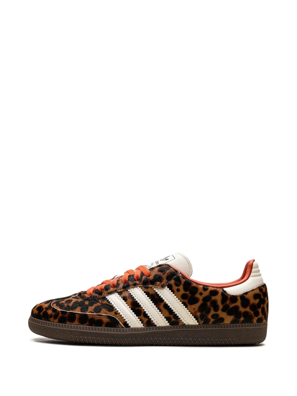Adidas Samba Og Leopard Print With Orange Laces